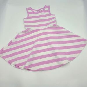 Janie and Jack Orchid Stripe Ottoman dress size 3